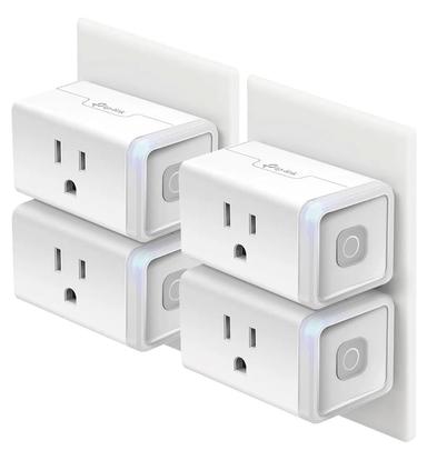 Kasa Smart Plug HS103P4, 4-Pack