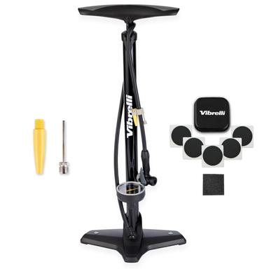 Vibrelli Floor Pump with Puncture Kit