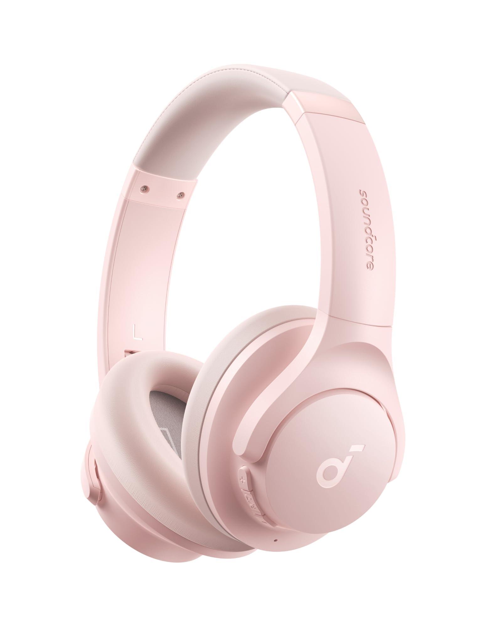 Soundcore Q20i Hybrid Active Noise Cancelling Headphones in Pink