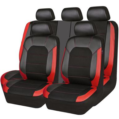 CAR PASS Universal Leather Car Seat Covers, Full Set