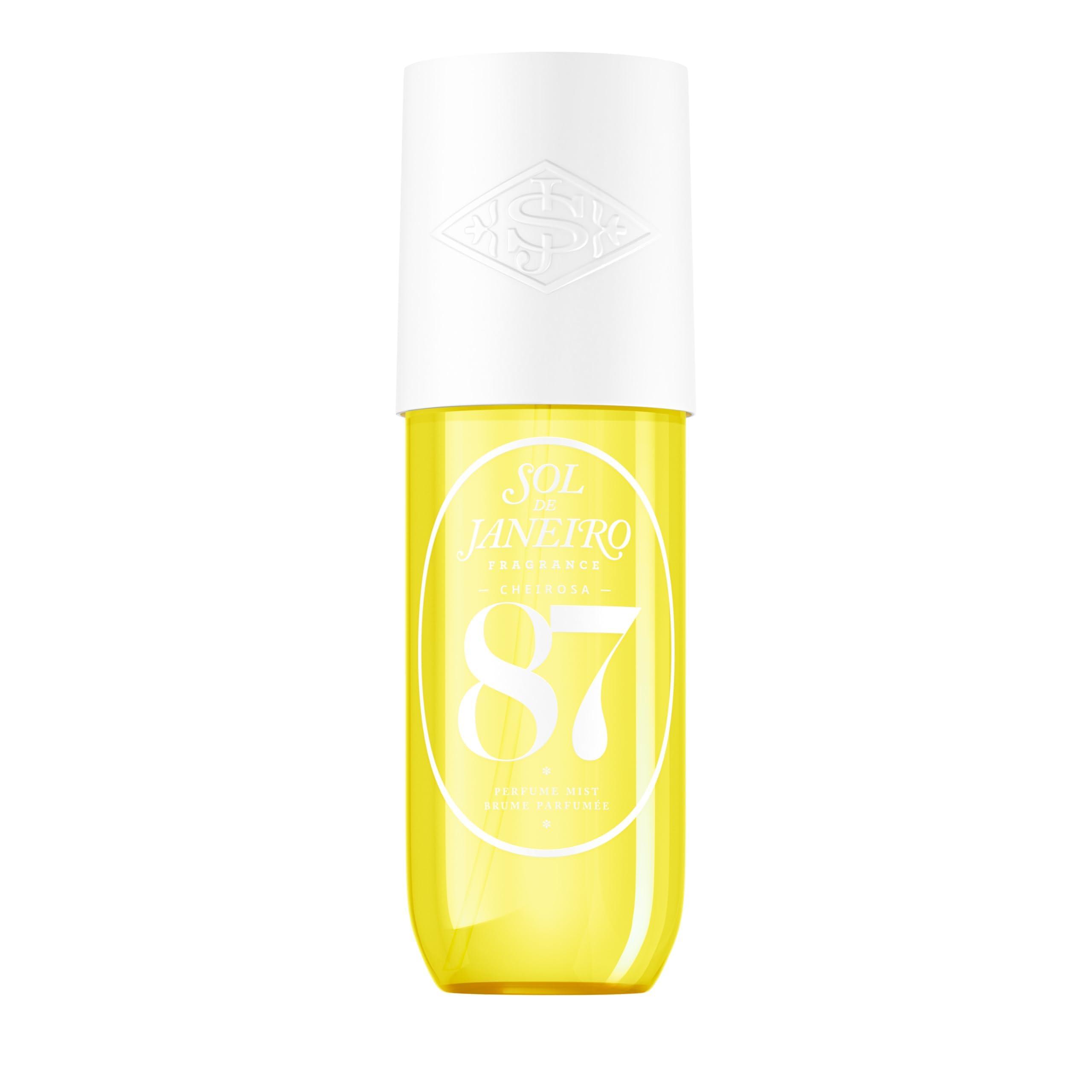 Sol de Janeiro Hair & Body Perfume Mist bottle with gourmand vanilla and pistachio scent