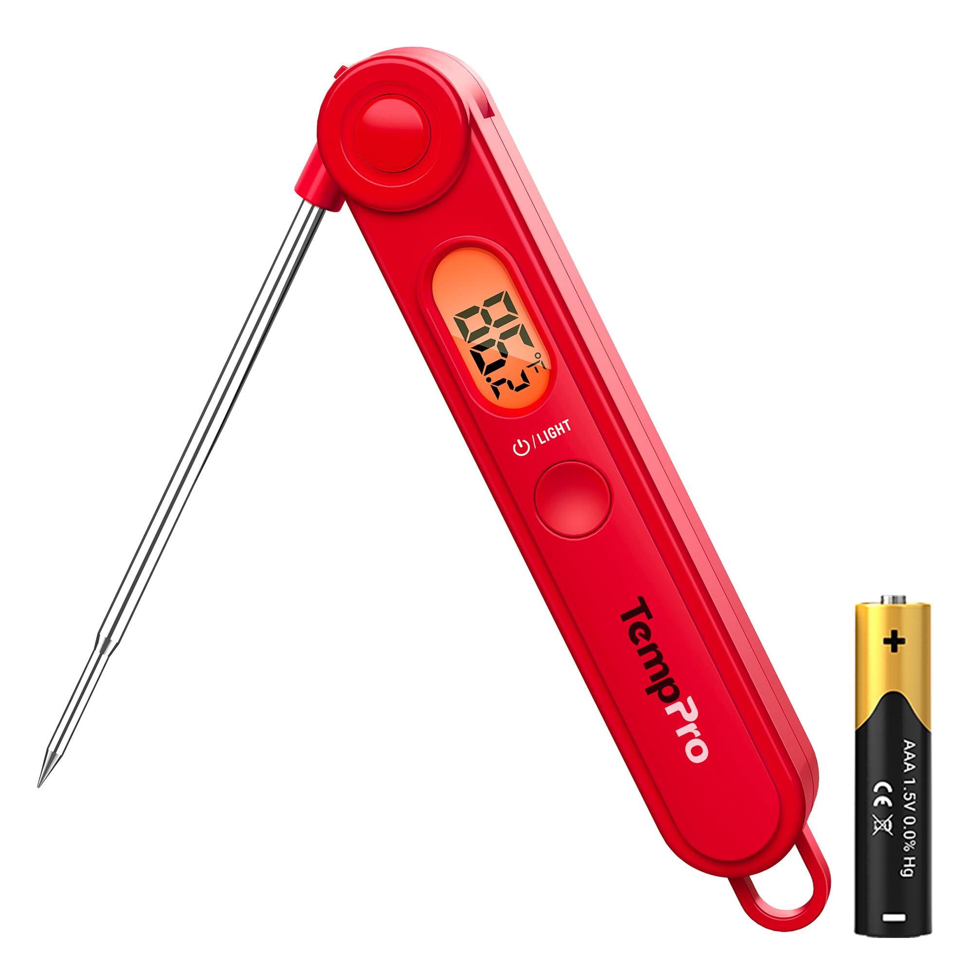 TempPro TP03B Digital Meat Thermometer with foldable probe
