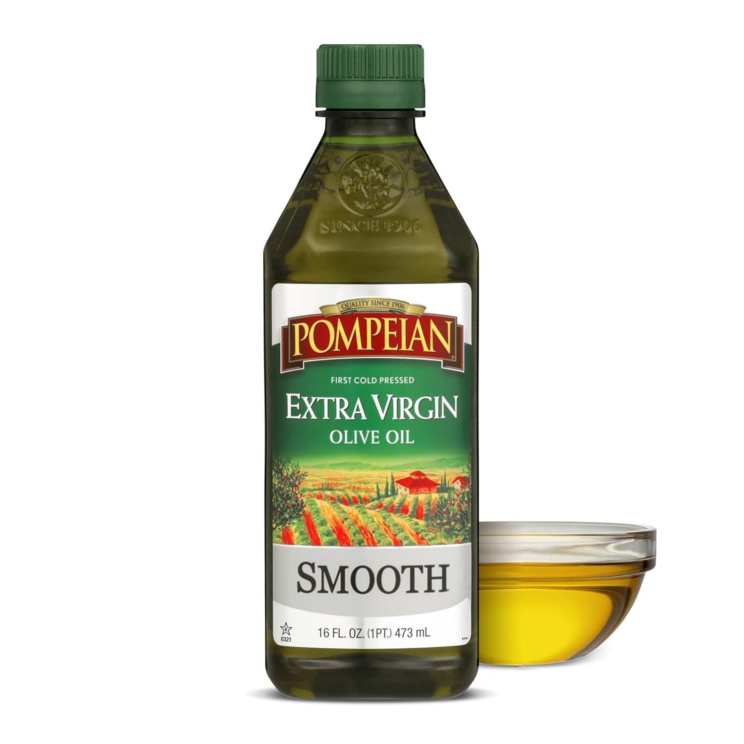 Pompeian Smooth Extra Virgin Olive Oil 68 fl oz bottle
