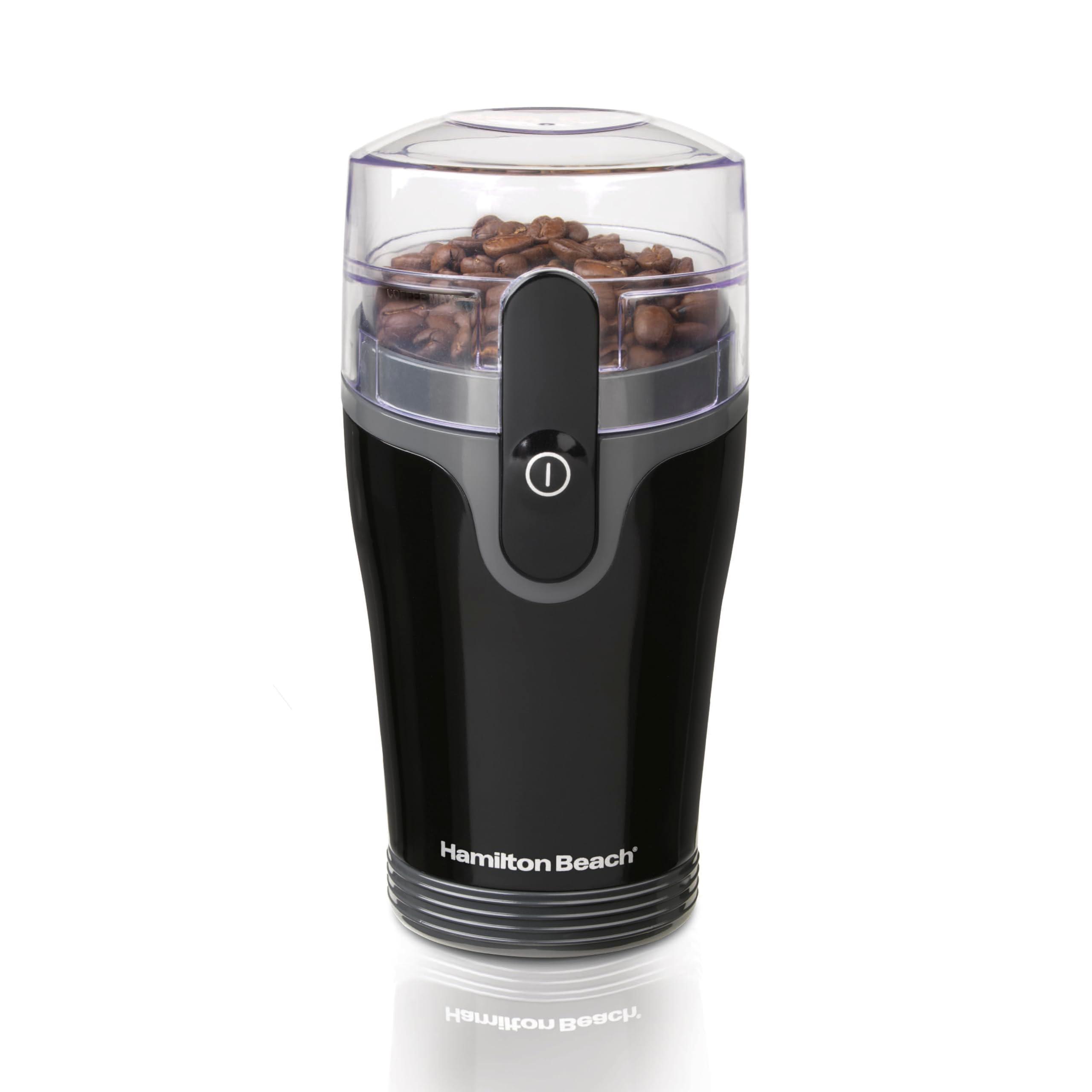 Hamilton Beach Fresh Grind Electric Coffee Grinder with stainless steel blades and removable chamber