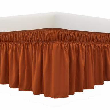 MEILA Wrap Around Bed Skirt with 24-Inch Drop