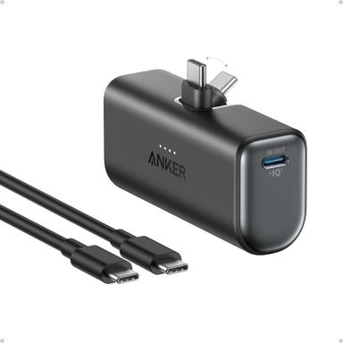 Anker Nano Power Bank 5000mAh 22.5W with Built-in USB-C Connector