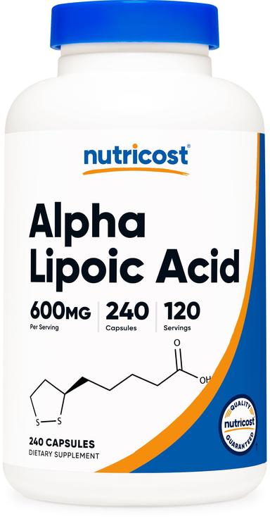Nutricost Alpha Lipoic Acid 600mg | Mubboo