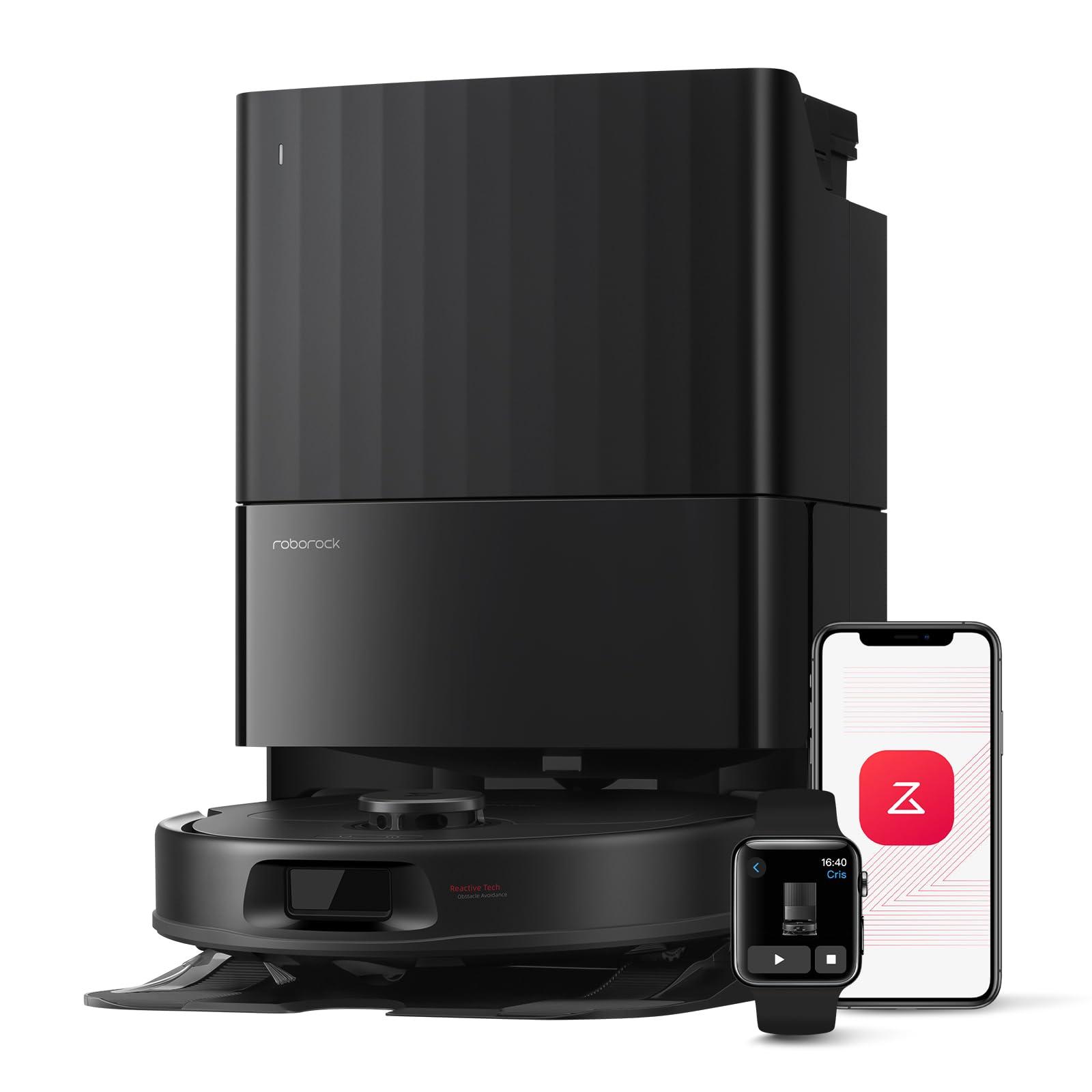 Roborock Qrevo QV 35A robot vacuum and mop docked