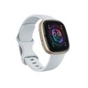 Fitbit Sense 2 Advanced Health and Fitness Smartwatch with Stress and Sleep Tools - 3-Month Google Health Premium Membership Included - ECG App, SpO2, 24/7 Heart Rate, and GPS - Blue Mist/Pale Gold