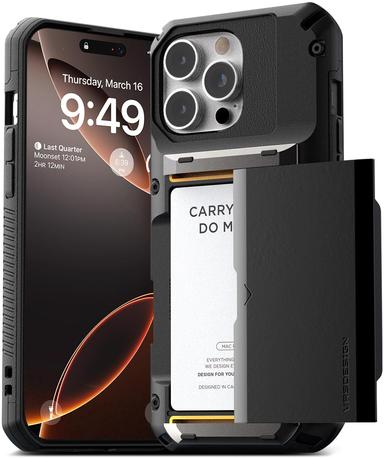 VRS DESIGN Damda Glide Pro Card Holder Case for iPhone 16 Pro Max | Mubboo