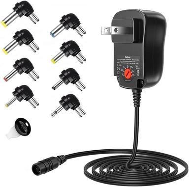 Aisilk 12W Multi-Voltage AC Adapter