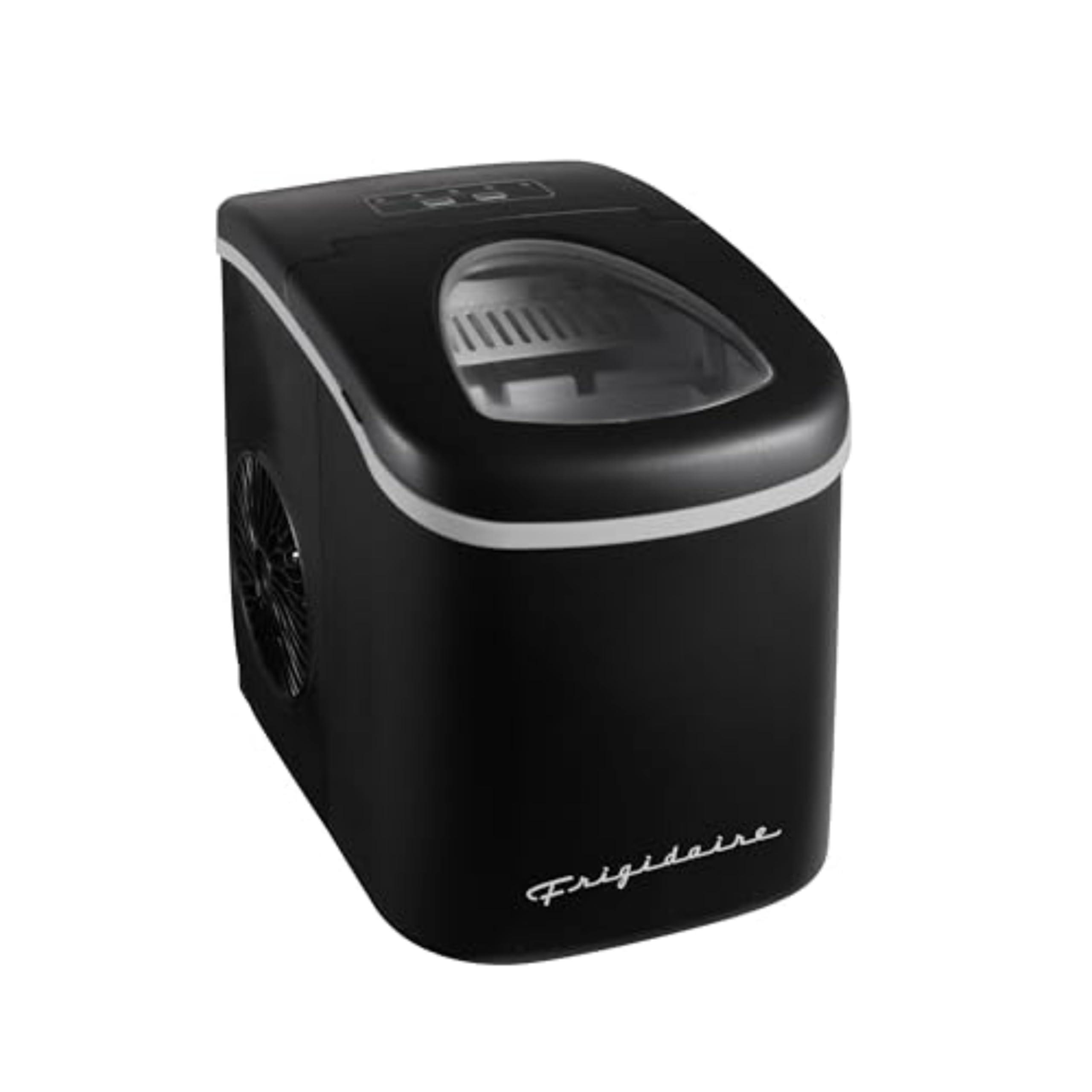 Frigidaire countertop ice maker producing bullet ice