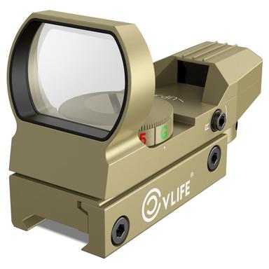CVLIFE 1X22X33 Red Green Dot Reflex Sight