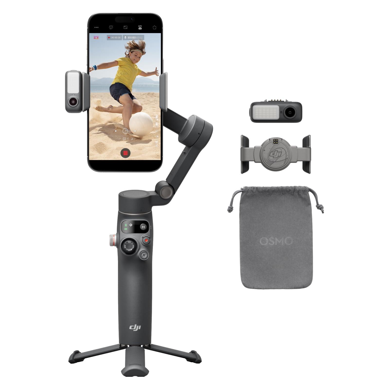 DJI Osmo Mobile 7P gimbal with smartphone attached