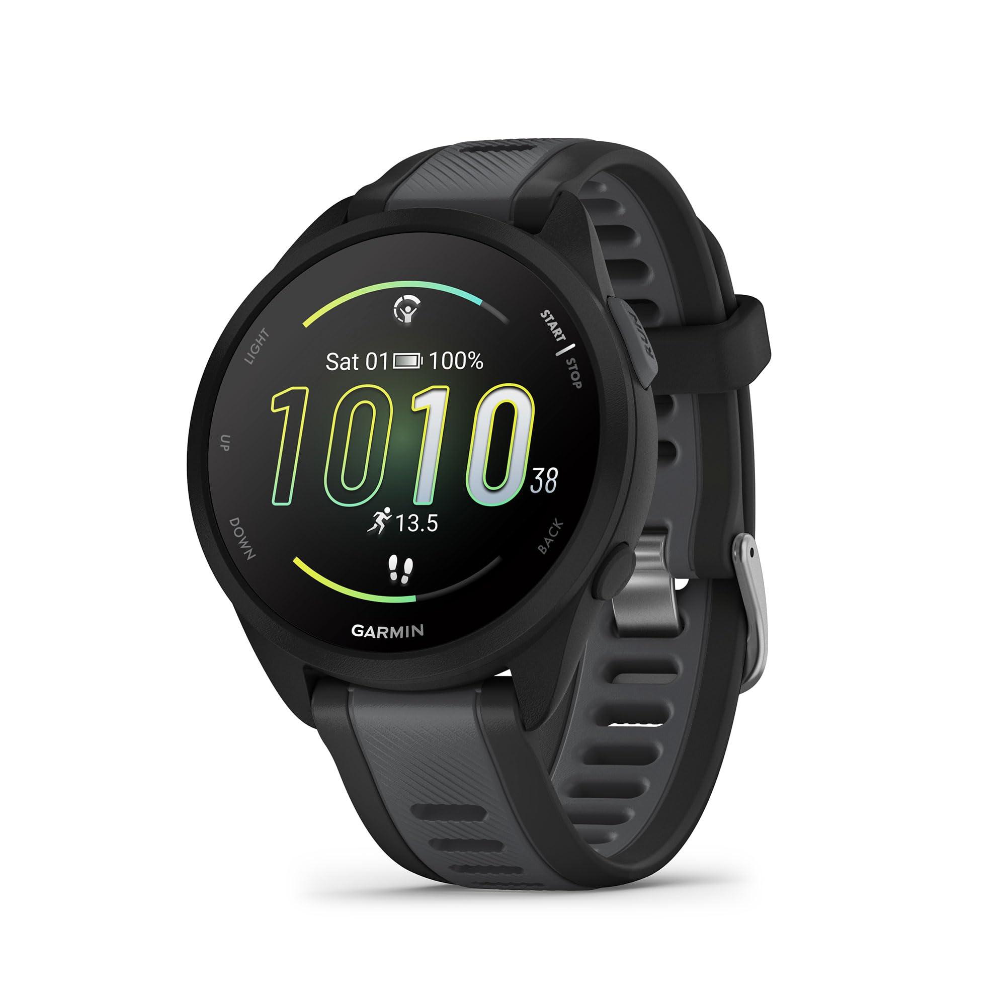 Garmin Forerunner 165 fitness tracker with AMOLED display