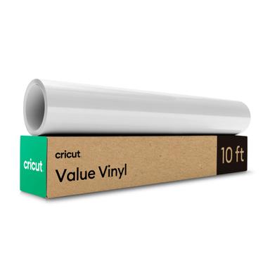 Cricut Value Permanent Vinyl White, 12 x 10 ft | Mubboo