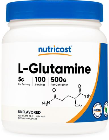 Nutricost L-Glutamine Powder (500 Grams) | Mubboo
