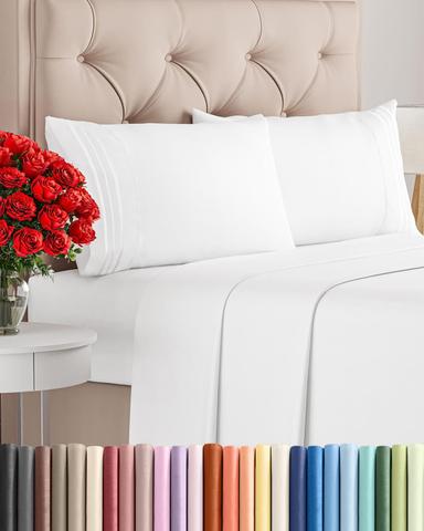 CGK Unlimited White Queen Sheet Set