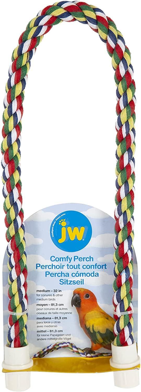 JW Pet Comfy Perch for Birds – 32" Flexible Rope