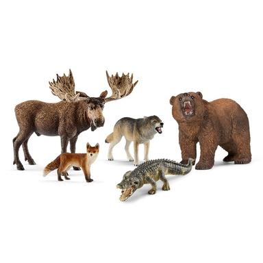 Schleich Wild Life 5-Piece North American Animal Bundle | Mubboo