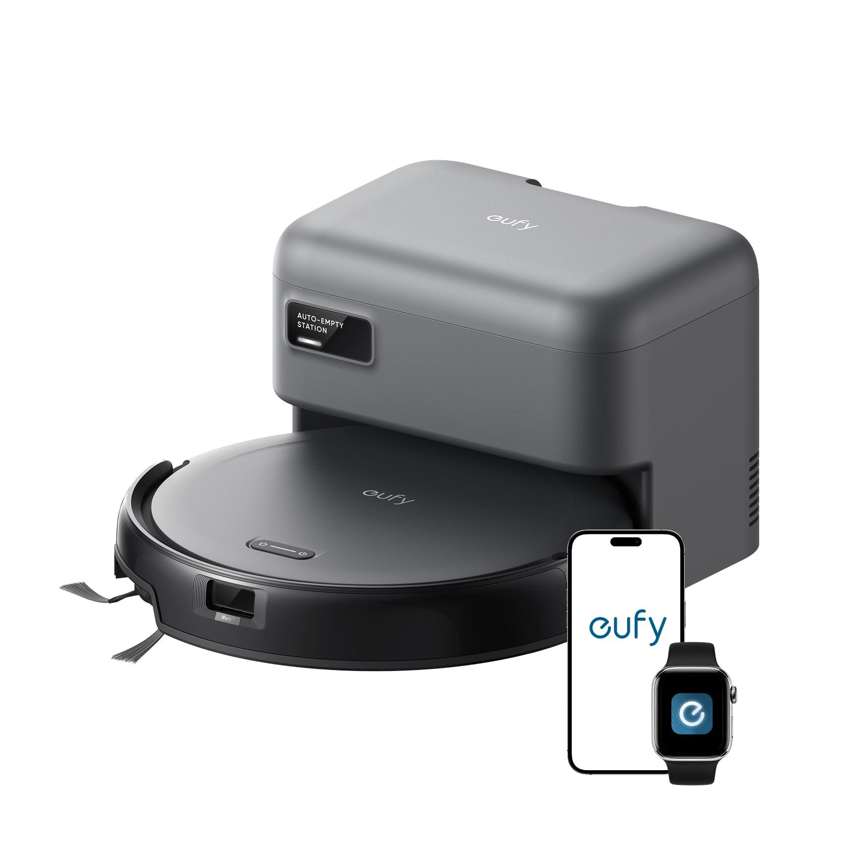eufy C10 robot vacuum with self-emptying base
