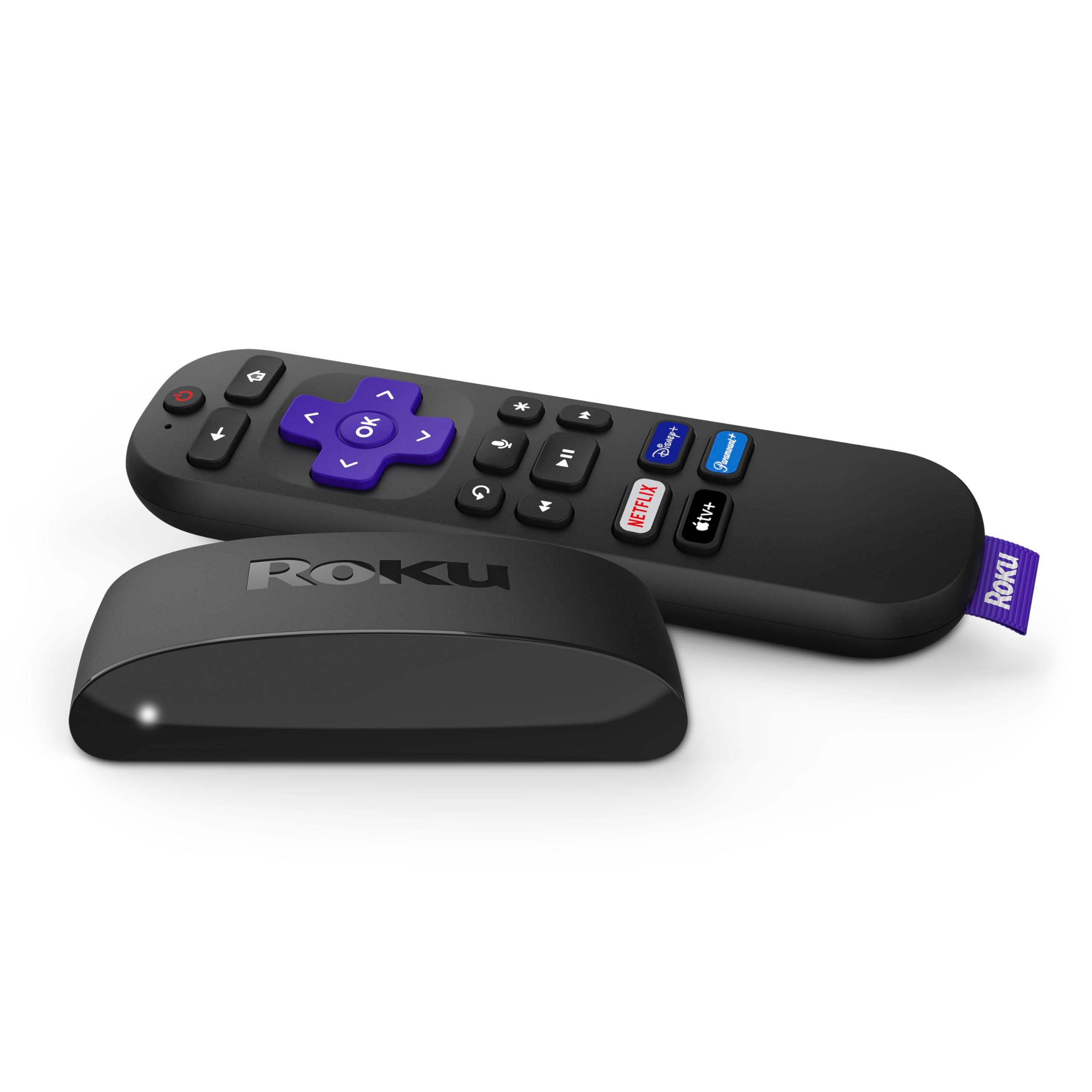 Roku Express 4K+ streaming device with remote