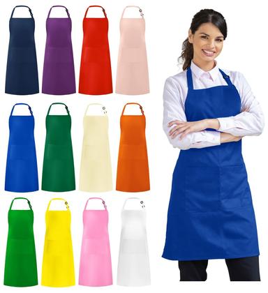 Syntus 12 Pack Bib Apron, Waterdrop Resistant