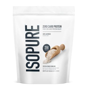 Isopure Zero Carb 100% Pure Whey Isolate, Unflavored, 1 lb