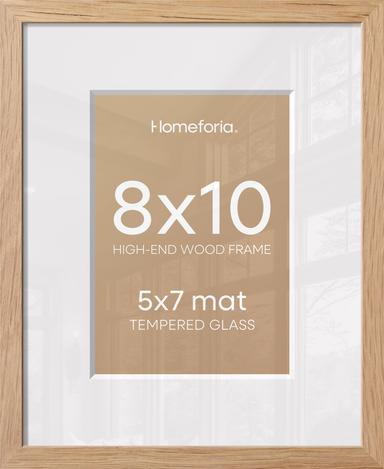 Homeforia 8x10 Wood Picture Frame
