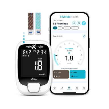KETO-MOJO GK+ Bluetooth Glucose & Ketone Kit