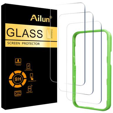 Ailun 3‑Pack for iPhone 17/16 Pro (Frame)