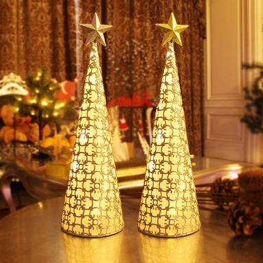Juegoal Lighted Christmas Table Decorations