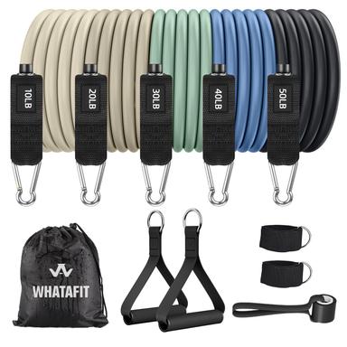 WHATAFIT Resistance Bands with Handles | Mubboo