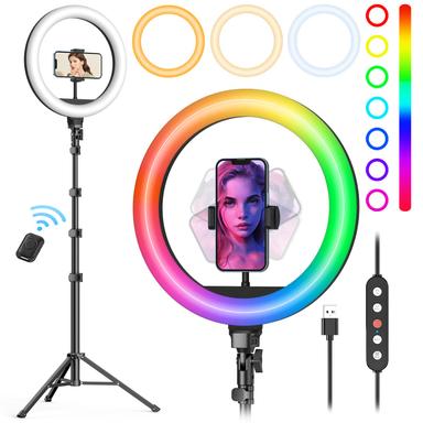 Weilisi 10" Ring Light with 72" Tripod