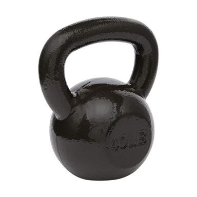 Amazon Basics 40 lb Cast Iron Kettlebell