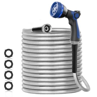 SPECILITE 50 ft Stainless Steel Garden Hose
