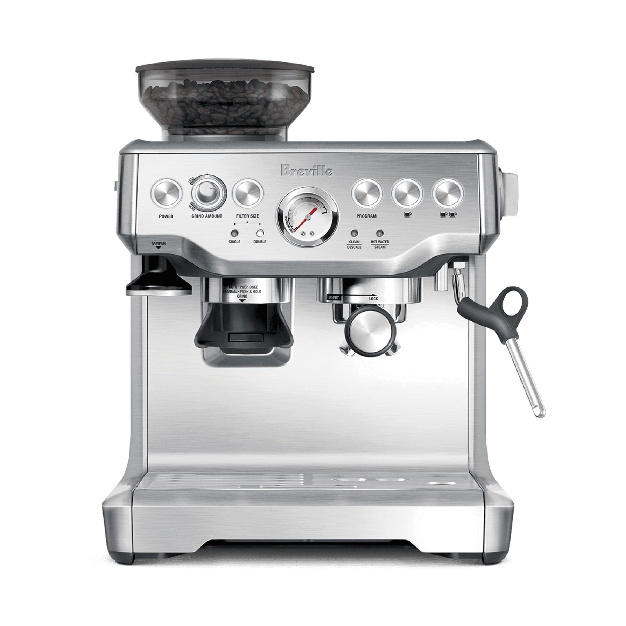 Breville Barista Express Espresso Machine BES870XL in brushed stainless steel