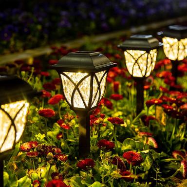 GIGALUMI Solar Lights 6 Pack Warm White
