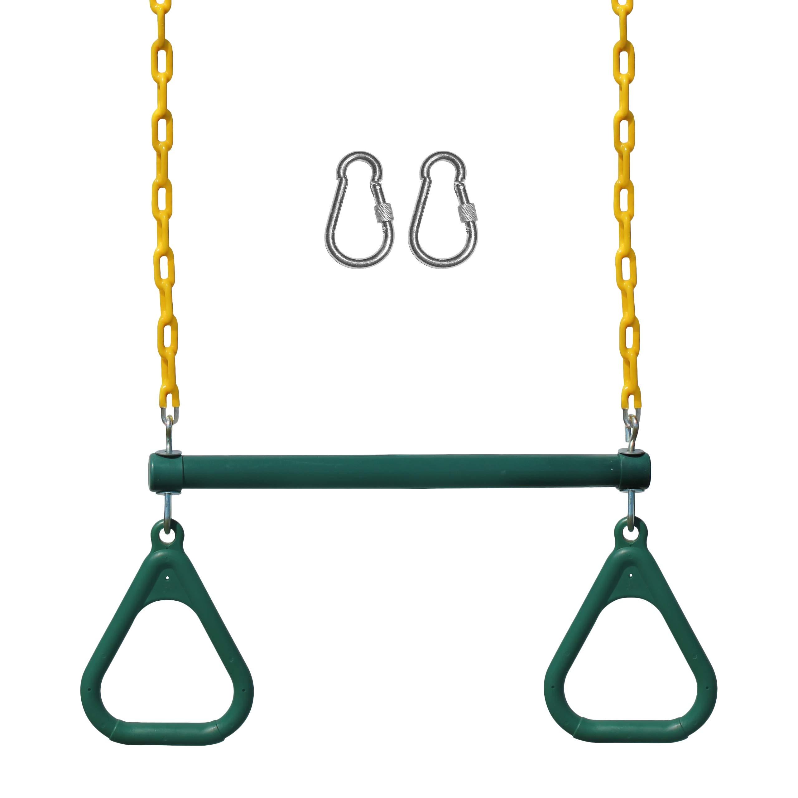 Jungle Gym Kingdom Trapeze Swing Bar and Chains