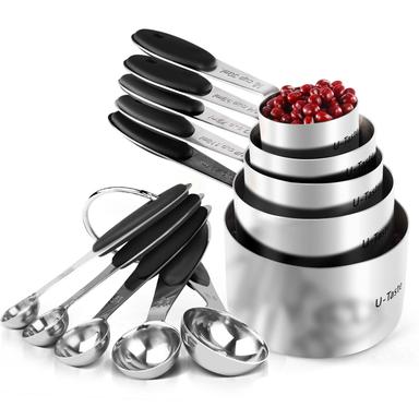 U-Taste Measuring Cups and Spoons Set 10-Piece