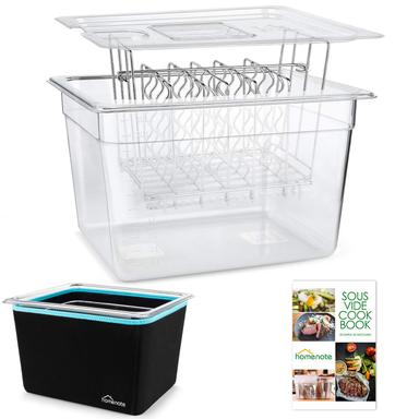 HOMENOTE Sous Vide Container 12 Quart with Lid & Rack