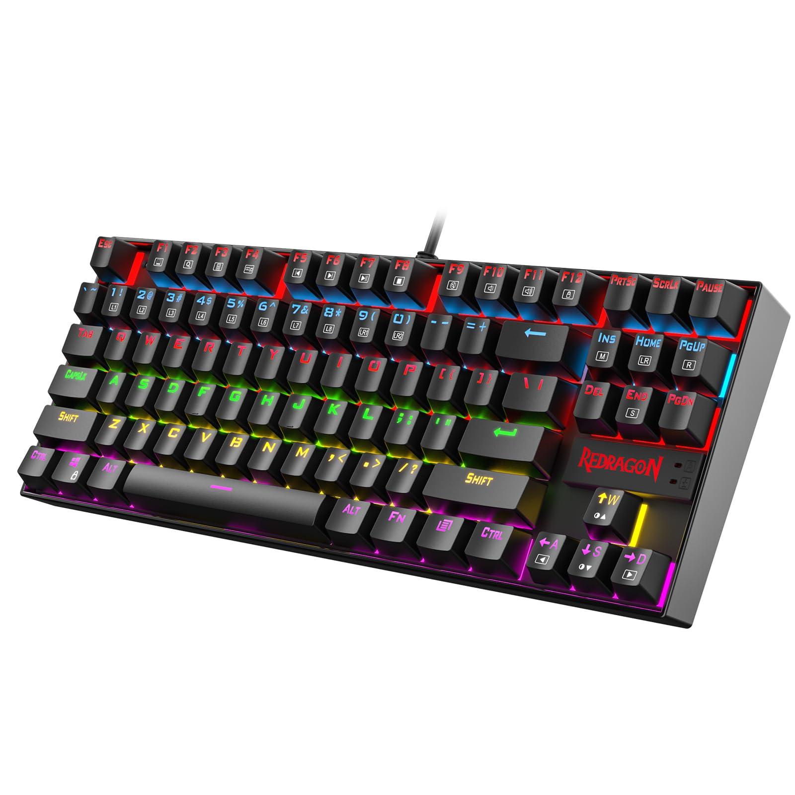 Redragon K552 mechanical gaming keyboard with LED backlighting