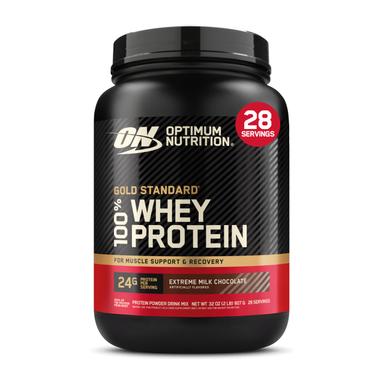 Optimum Nutrition Gold Standard 100% Whey, Extreme Milk Chocolate, 2 lb