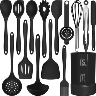 AOTHOD 12‑piece Silicone Cooking Utensils Set