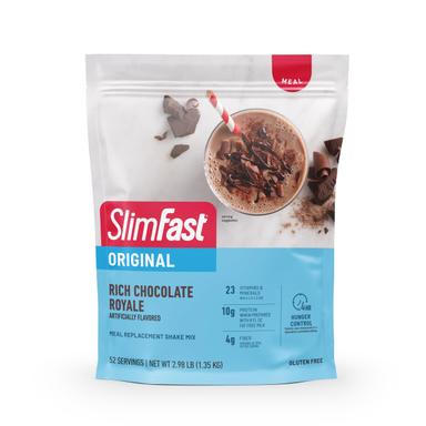 SlimFast Meal Replacement Powder, Rich Chocolate Royale, 52 Servings