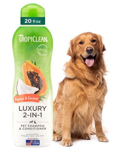 TropiClean 2-in-1 Dog Shampoo and Conditioner