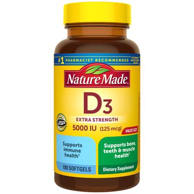 Nature Made Vitamin D3 5000 IU