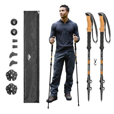 Cascade Mountain Tech Lightweight Aluminum Trekking Poles