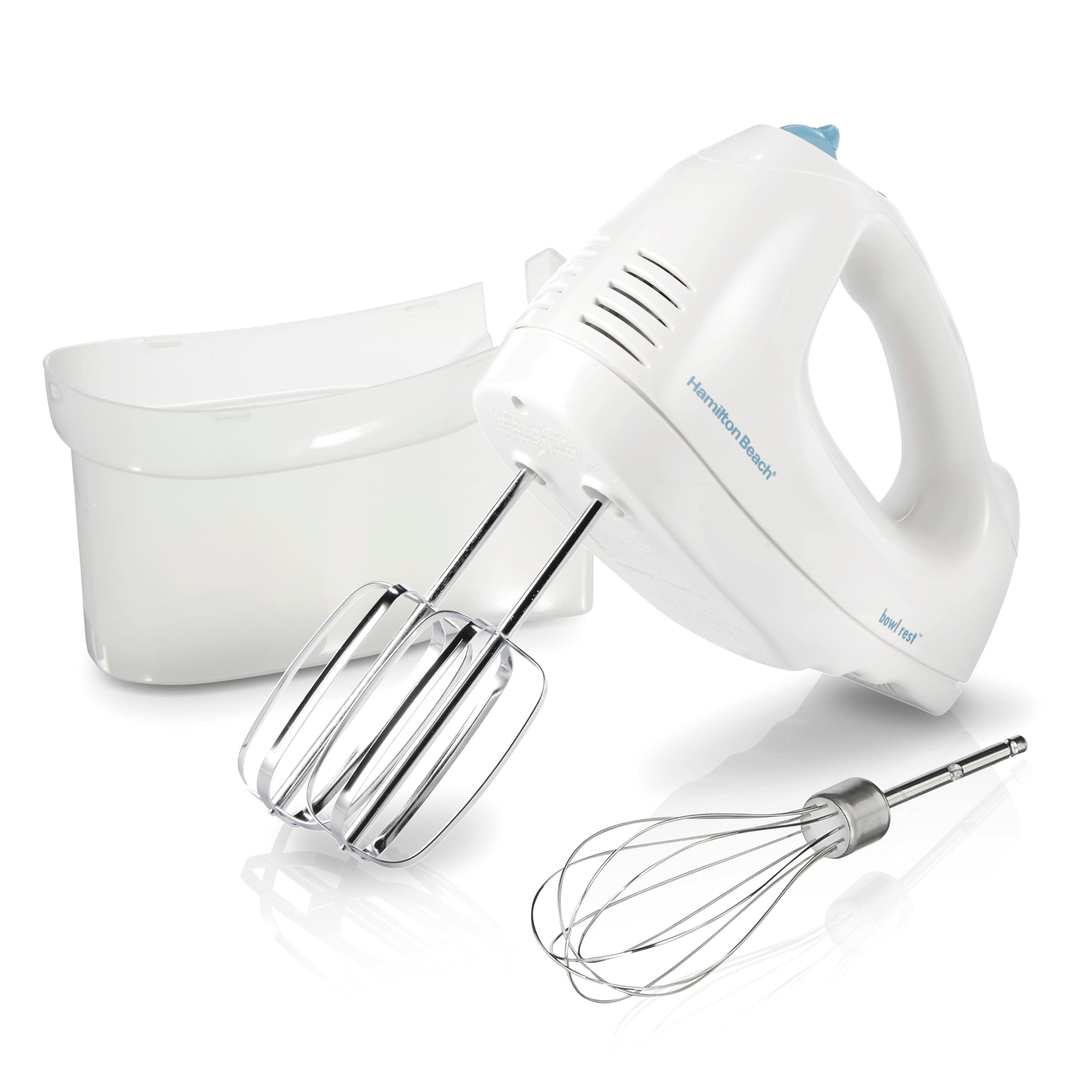 Hamilton Beach 6-Speed Electric Hand Mixer with whisk and beaters