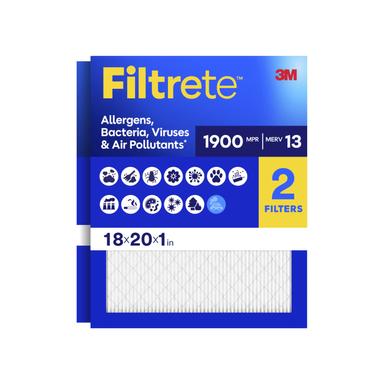 Filtrete 18x20x1 MERV 13 Air Filter (2-Pack)